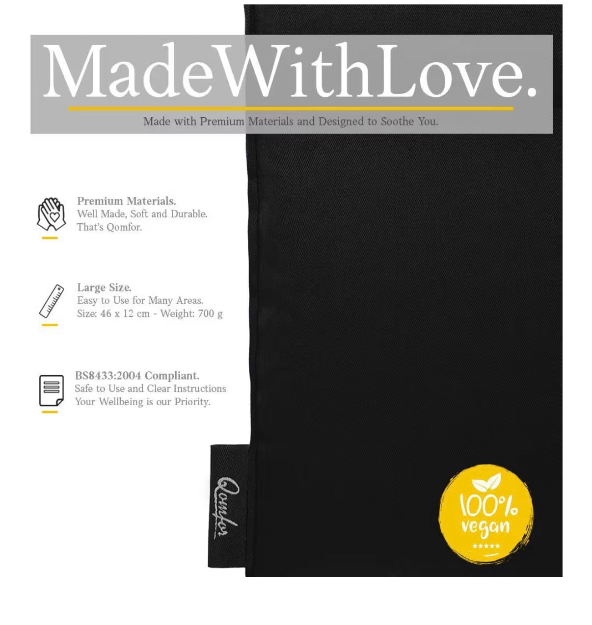 värmedyna med vete och lavendel