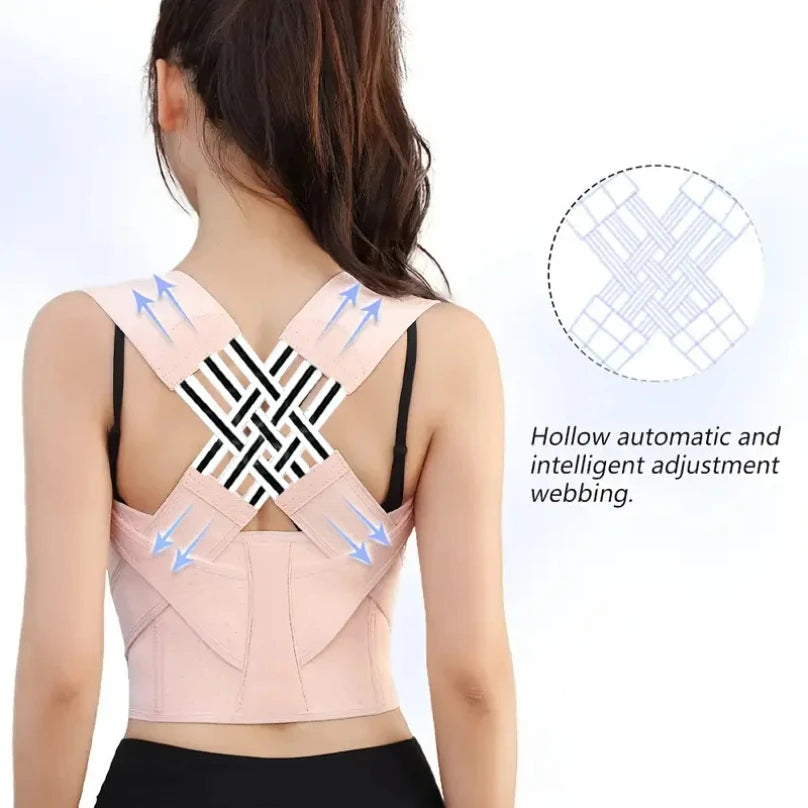 Posture Corrector – Justerbar Rygg- och Axelstöd för Bättre Hållning